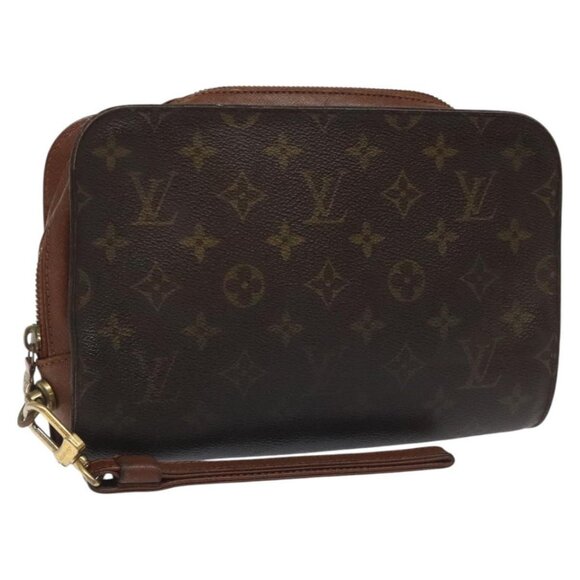 LOUIS VUITTON Monogram Orsay Clutch Bag M51790 LV Auth JB045 - Picture 1 of 16